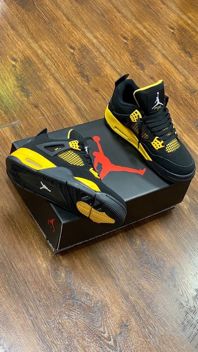 Air Jordan 4 Retro: The Yellow &amp; Black Collection